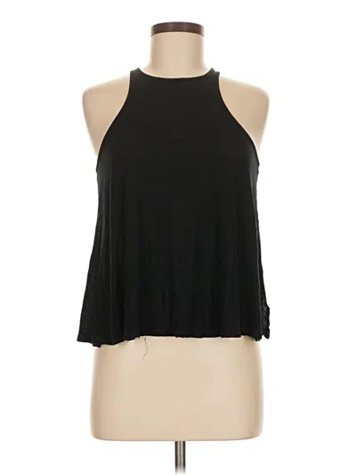 Pre-owned Brandy Melville Tank Top Black Halter Neckline Tops