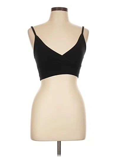 Pre-owned Brandy Melville Tank Top Black Strapless Neckline Tops