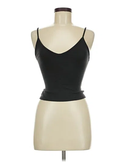 Pre-owned Brandy Melville Tank Top Black Strapless Neckline Tops