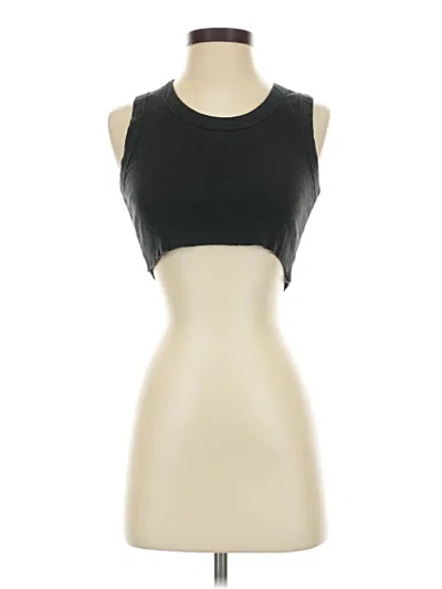 Pre-owned Brandy Melville Tank Top Black Strapless Neckline Tops