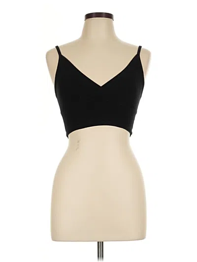 Pre-owned Brandy Melville Tank Top Black Strapless Neckline Tops