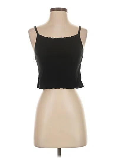 Pre-owned Brandy Melville Tank Top Black Strapless Neckline Tops