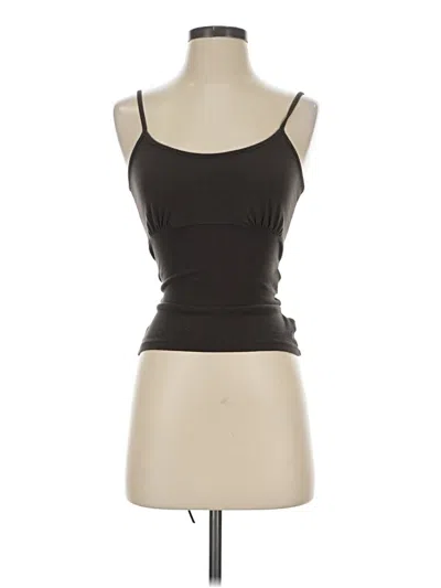 Pre-owned Brandy Melville Tank Top Black Strapless Neckline Tops