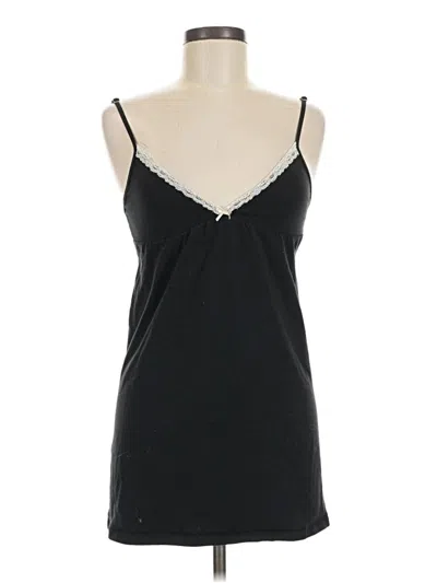 Pre-owned Brandy Melville Tank Top Black Sweetheart Neckline Tops