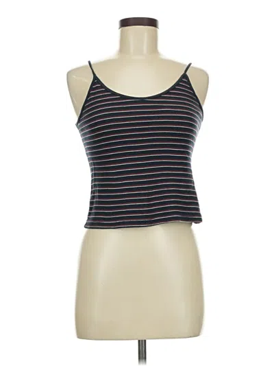 Pre-owned Brandy Melville Tank Top Blue Halter Neckline Tops