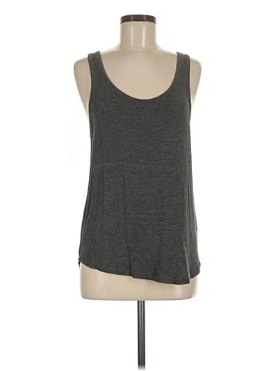 Pre-owned Brandy Melville Tank Top Gray Halter Neckline Tops