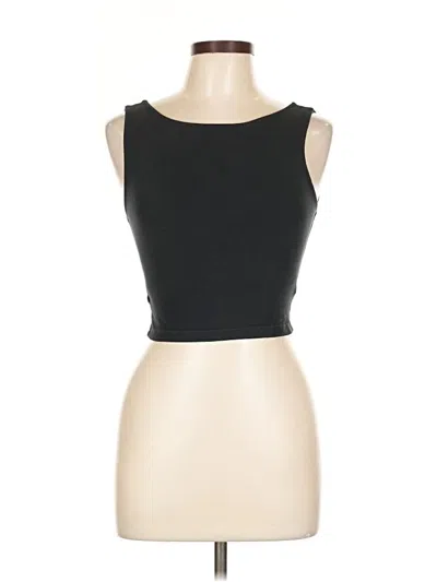 Pre-owned Brandy Melville Tank Top Gray Strapless Neckline Tops