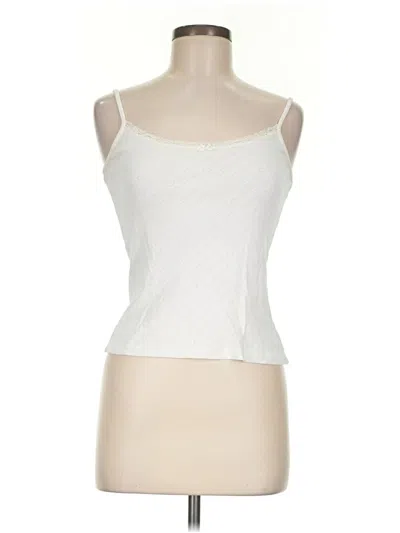 Pre-owned Brandy Melville Tank Top Ivory Strapless Neckline Tops