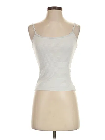 Pre-owned Brandy Melville Tank Top Ivory Strapless Neckline Tops