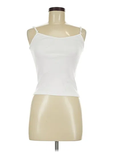 Pre-owned Brandy Melville Tank Top Ivory Strapless Neckline Tops