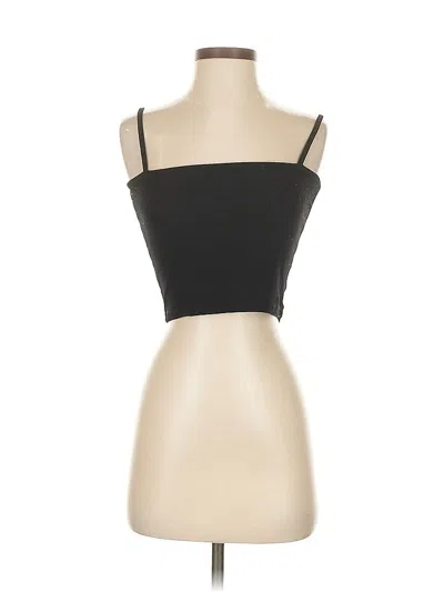 Pre-owned Brandy Melville Tube Top Black Strapless Neckline Tops