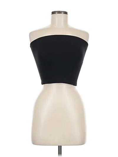Pre-owned Brandy Melville Tube Top Black Strapless Neckline Tops