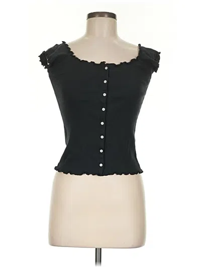 Pre-owned Brandy Melville Tube Top Black Sweetheart Neckline Tops