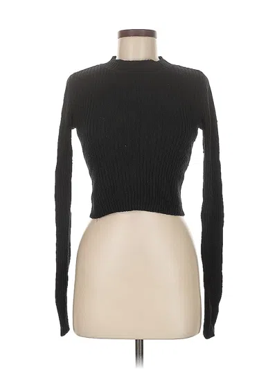 Pre-owned Brandy Melville Turtleneck Sweater In Black