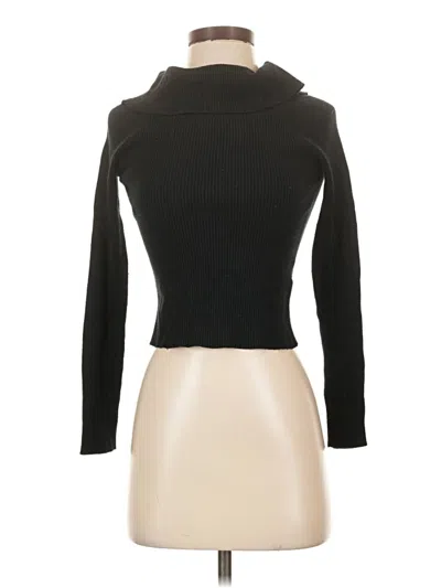 Pre-owned Brandy Melville Turtleneck Sweater In Black