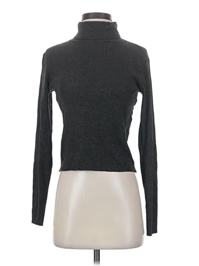 Pre-owned Brandy Melville Turtleneck Sweater In Gray