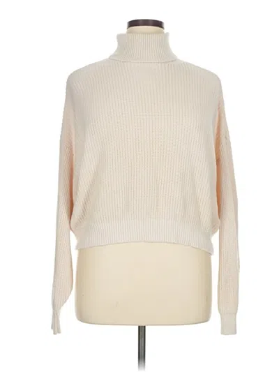 Pre-owned Brandy Melville Turtleneck Sweater In Ivory