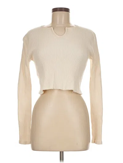 Pre-owned Brandy Melville Turtleneck Sweater In Ivory