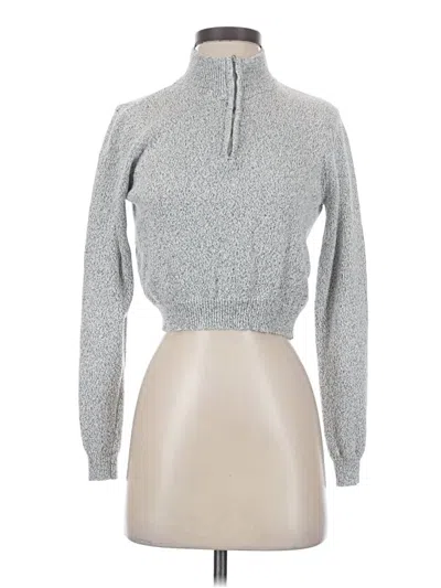 Pre-owned Brandy Melville Turtleneck Sweater In Silver