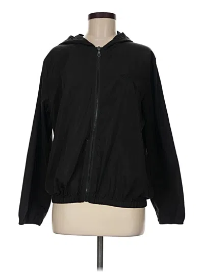 Pre-owned Brandy Melville Windbreaker Jacket In Black