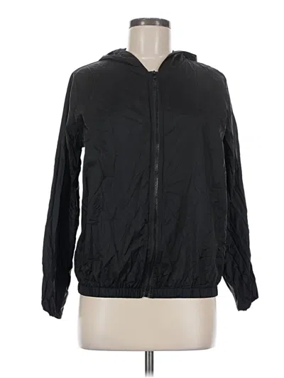 Pre-owned Brandy Melville Windbreaker Jacket In Black