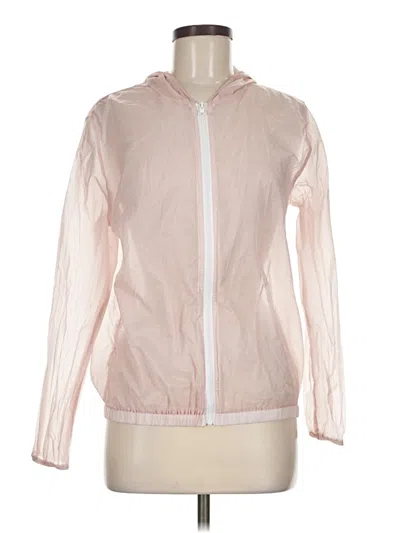 Pre-owned Brandy Melville Windbreaker Jacket In Pink