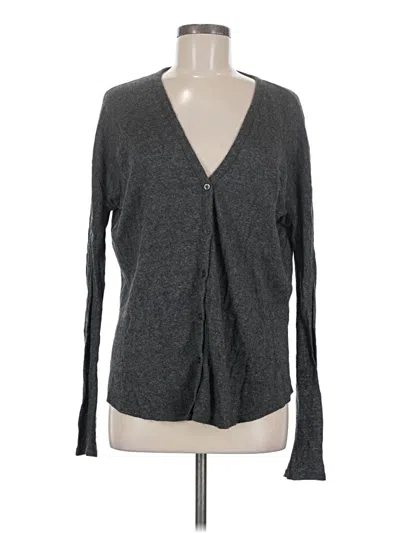 Pre-owned Brandy Melville Wool Cardigan Sweater In Gray