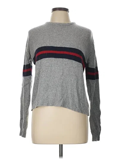 Pre-owned Brandy Melville Wool Pullover Sweater In Gray