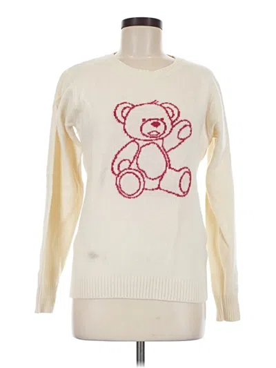 Pre-owned Brandy Melville Wool Pullover Sweater In Ivory