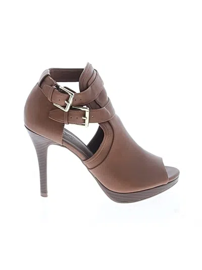 Pre-owned Brash Heels In Brown