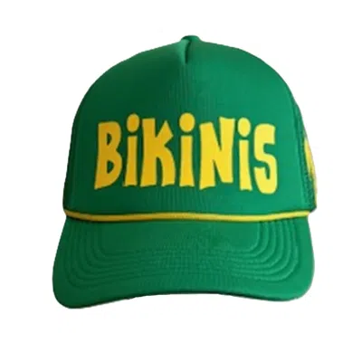Brasini Swimwear Women's 'bikinis' Trucker Hat - Green