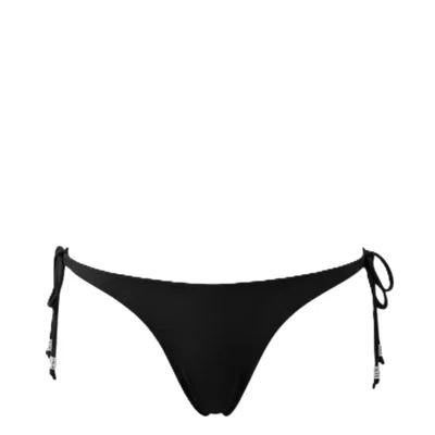 Brasini Swimwear Women's Copa Tie Side Thong Bikini Bottom - Black