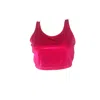 Brasini Swimwear Women's Pink / Purple Cropped Tank Top - Magenta Velvet In Pink/purple