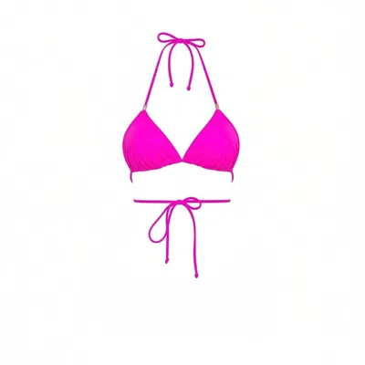 Brasini Swimwear Women's Soninha Convertible Bikini Top - Electric Pink