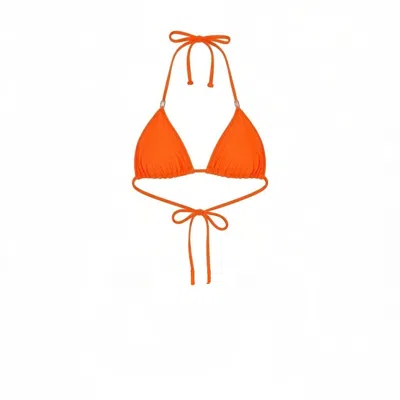 Brasini Swimwear Women's Soninha Convertible Bikini Top - Orange