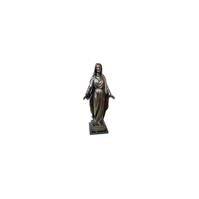 Brass Baron Henri Studio Jesus Rising 16" High Bronze Religious Statue - Made To Order