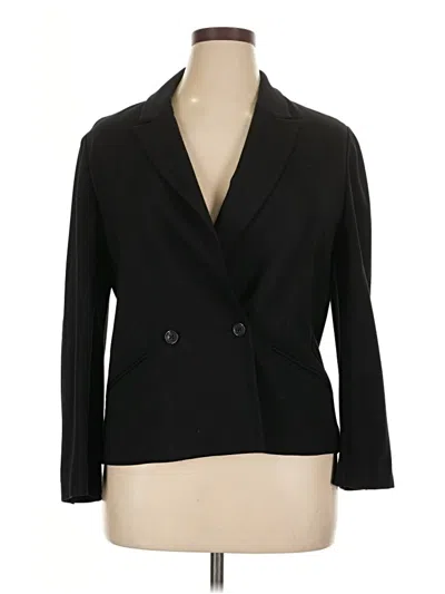 Pre-owned Brass Blazer Jacket In Black