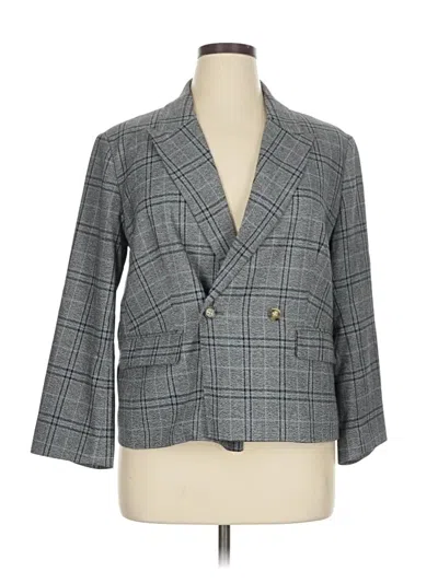 Pre-owned Brass Blazer Jacket In Gray