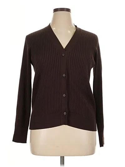 Pre-owned Brass Cardigan Sweater In Brown