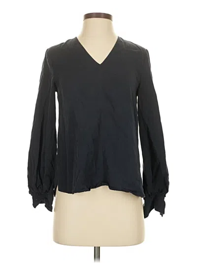 Pre-owned Brass Long Sleeve Blouse In Black