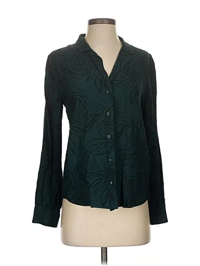 Pre-owned Brass Long Sleeve Blouse In Green