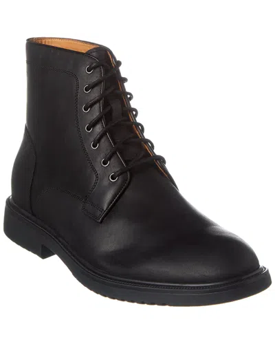 BRASS MARK PLAIN TOE LEATHER BOOT
