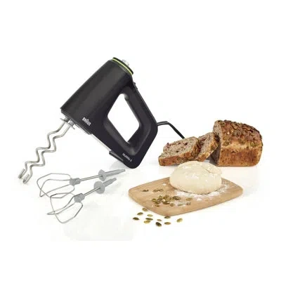 Braun 9 Speed Hand Mixer In Black