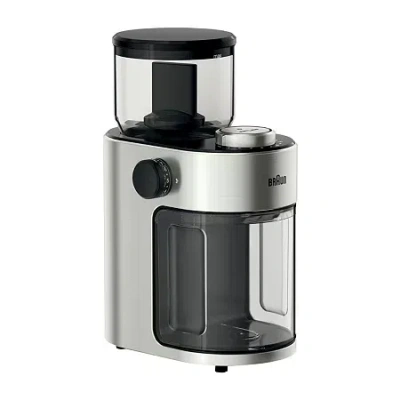 Braun Freshset Burr Coffee Grinder In Silver