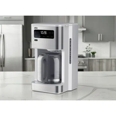 Braun Pureflavor 14-cup Coffee Maker In White, Kf5650wh