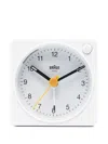 Braun Watches Bc02x Classic Travel Alarm Clock In White