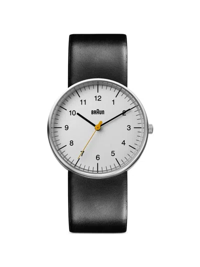 Braun Watches Classic 38mm Watch In Weiss