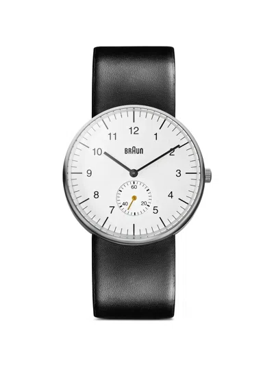Braun Watches Classic 38mm Watch In Weiss