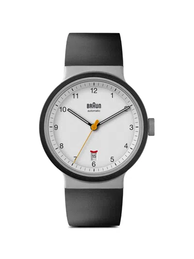 Braun Watches Rubber Strap 40mm Watch In Weiss