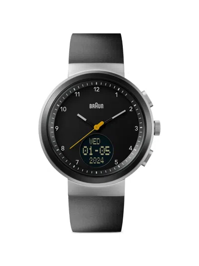 Braun Watches Step Counter 45mm Watch In Schwarz
